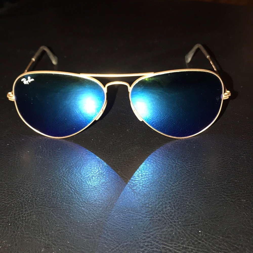 Ray ban aviator blue flash